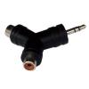 ADATTATORE - KARMA - CA8259 - 2 RCA FEMALE TO 1 MINI JACK MALE 3.5
