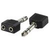 ADATTATORE - KARMA - CA8256 - 1 MINI JACK FEMALE 3.5 TO 1 JACK MALE 6.3 STEREO