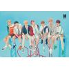POSTER - BTS - GROUP BLUE - LP2141 - PRODOTTO UFFICIALE