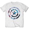 MAGLIA CAPTAIN AMERICA - KNOCK-OUT WHITE - PRODOTTO UFFICIALE