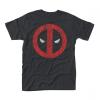 MAGLIA DEADPOOL - CRACKED LOGO - PRODOTTO UFFICIALE