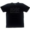 MAGLIE ROCK - AC/DC - BACK IN BLACK - UFFICIALE