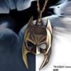 THE DARK KNIGHT - BATMAN BRONZE COWL MASK PENDANT