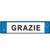 PORTACHIAVE "TARGA" - "GRAZIE"