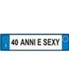 PORTACHIAVE "TARGA" - "40 ANNI E SEXY"