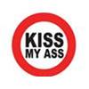 GADGETS - SEGNALE STRADALE SIMPATICO "KISS MY ASS"
