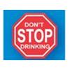 PORTACHIAVE "TRAFFIC SIGNS" - "DON'T STOP DRINKING"