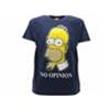 MAGLIA "THE SIMPSONS" - NO OPINION - BLUE NAVY