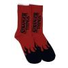 CALZINI - STRANGER THINGS - RED AND BLACK FLAME - OFFICIAL MERCH