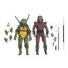 TEENAGE MUTANT NINJA TURTLES - LEONARDO & SHREDDER ROOF TOP 1990
